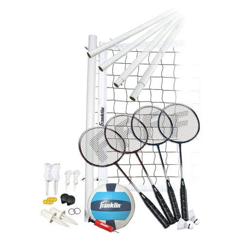 Franklin Sports Advance 11 Piece Badminton & Volleyball Set & Reviews